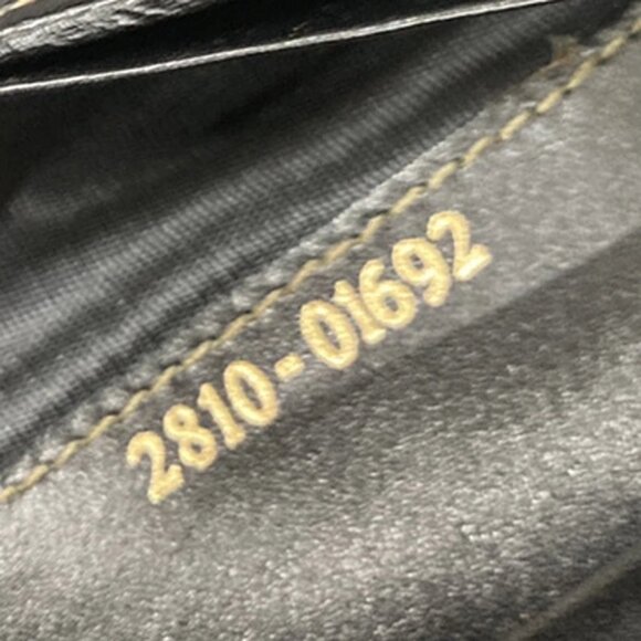 FENDI Logo Pequin Pattern Bifold Comapct Wallet PVC Leather Brown Italy - Picture 13 of 14